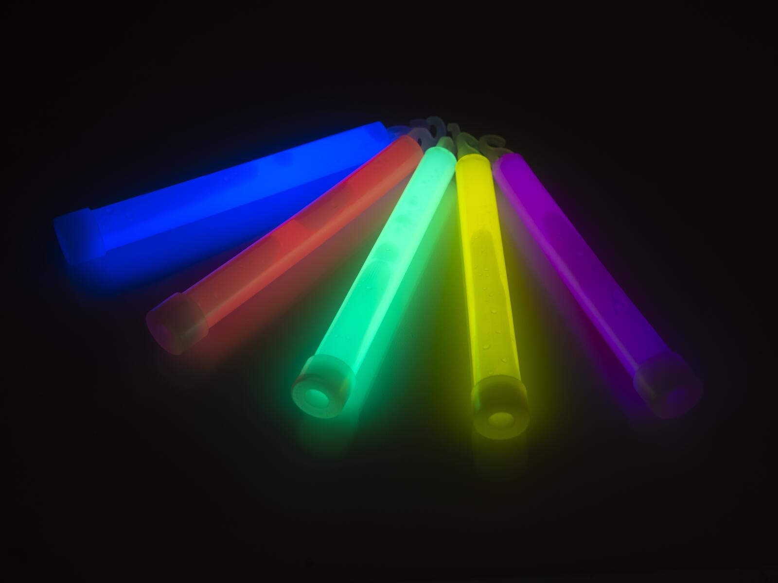 EUROPALMS Glow rod, blue, 15cm, 12x - Image 4