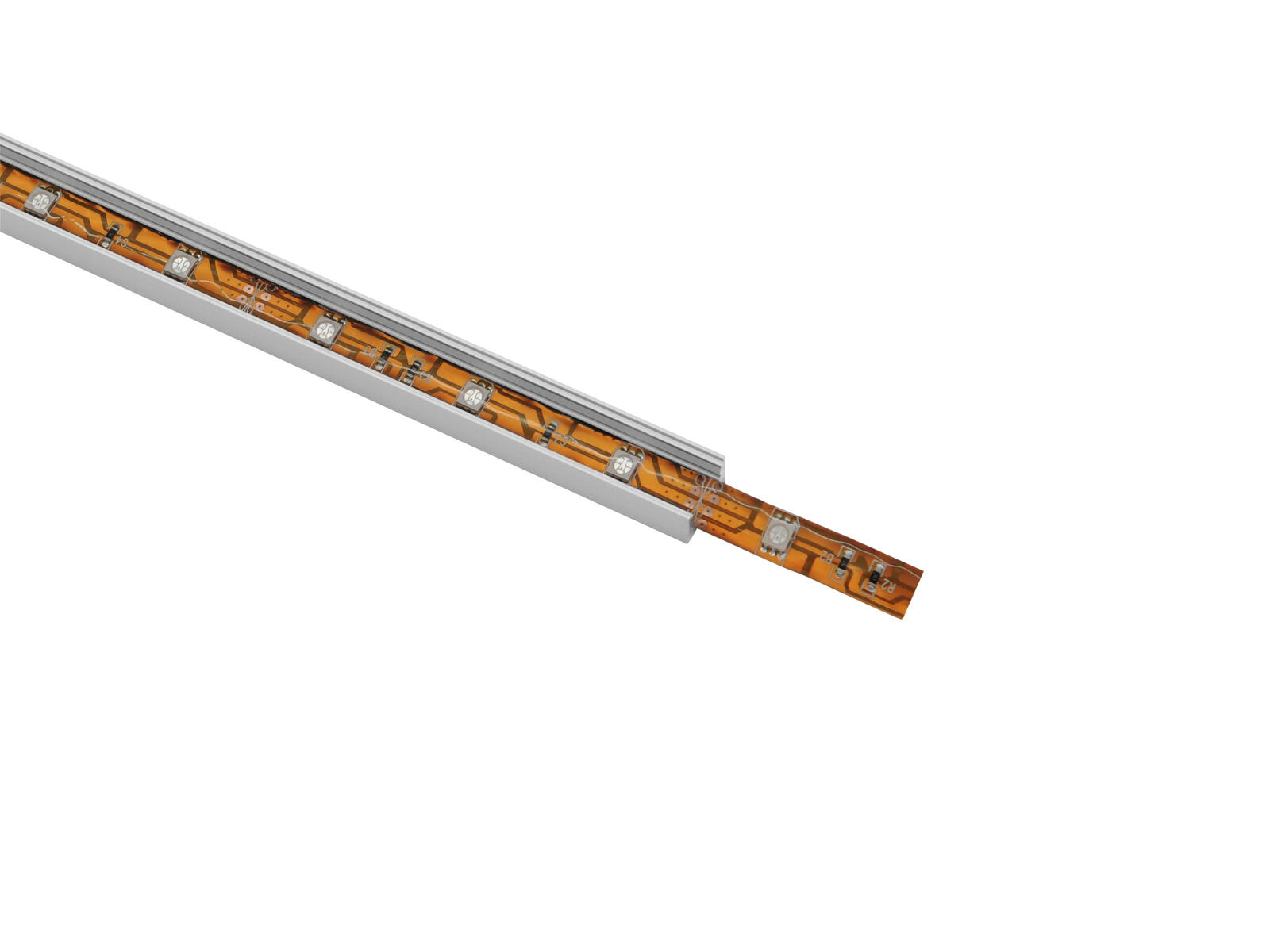 EUROLITE U-profile for LED Strip silver 2m - Image 2