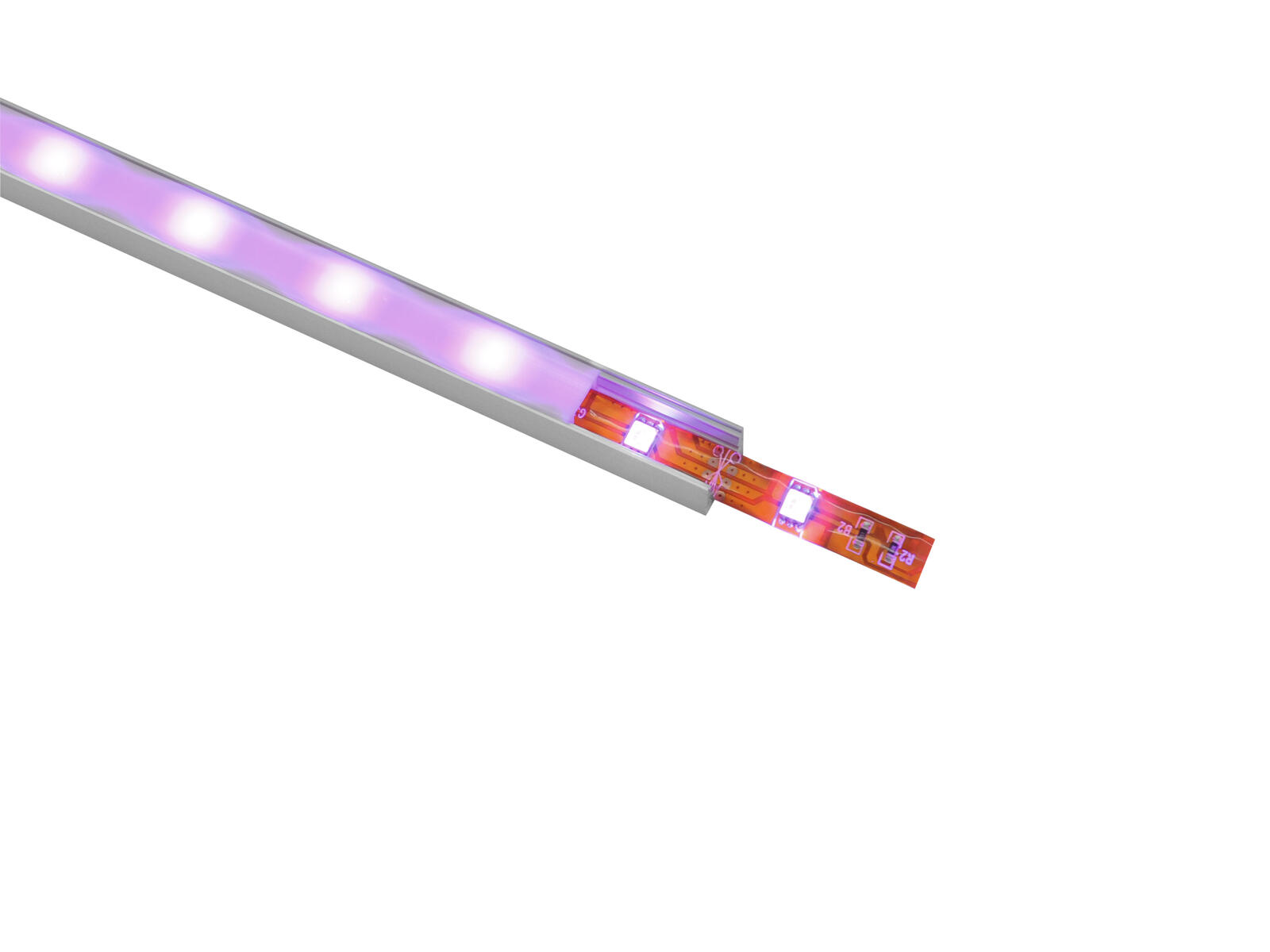 EUROLITE U-profile for LED Strip silver 2m - Image 5