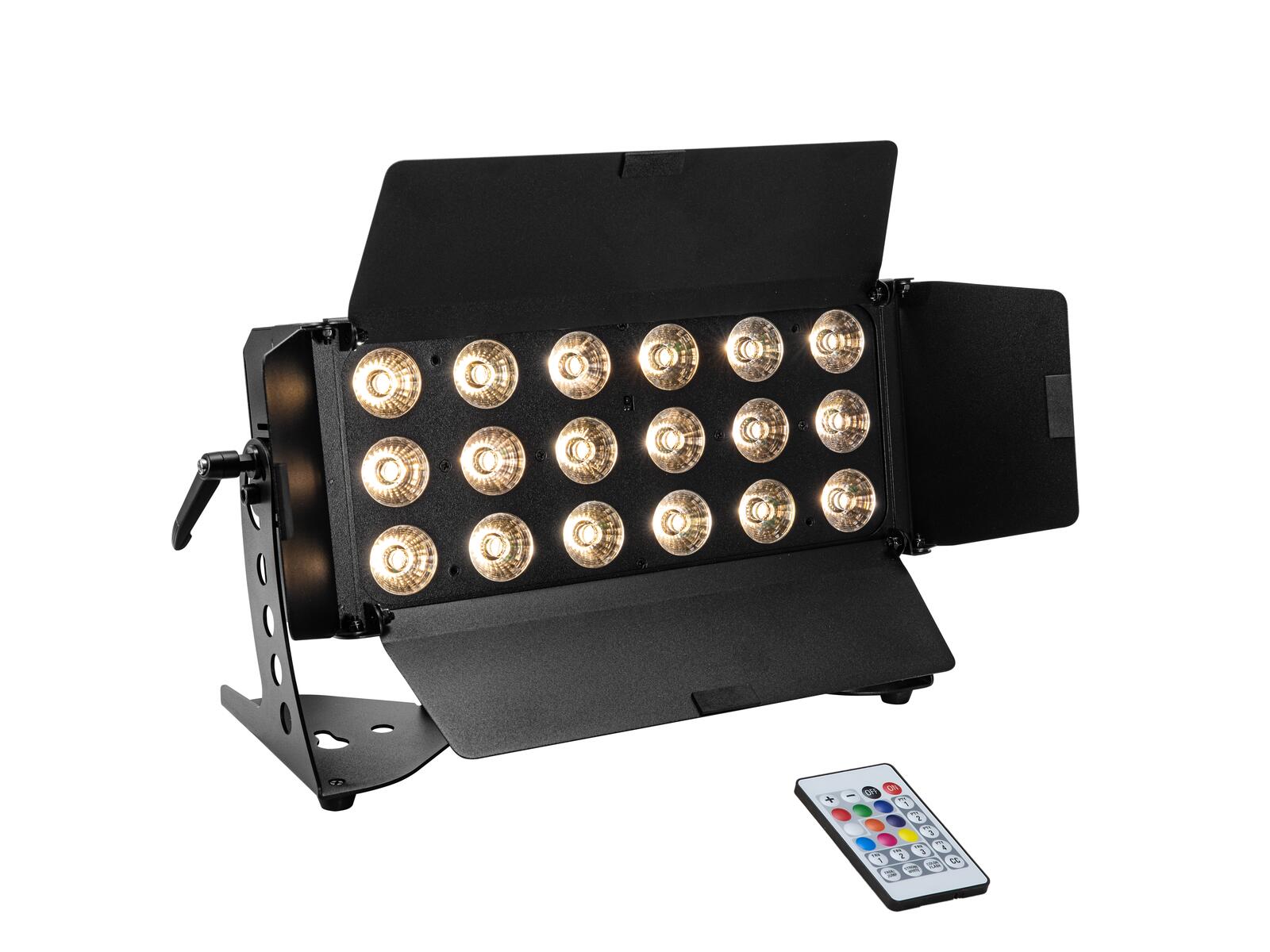 EUROLITE Set 2x LED CLS-18 QCL RGB/WW 18x7W + Flightcase - Image 2