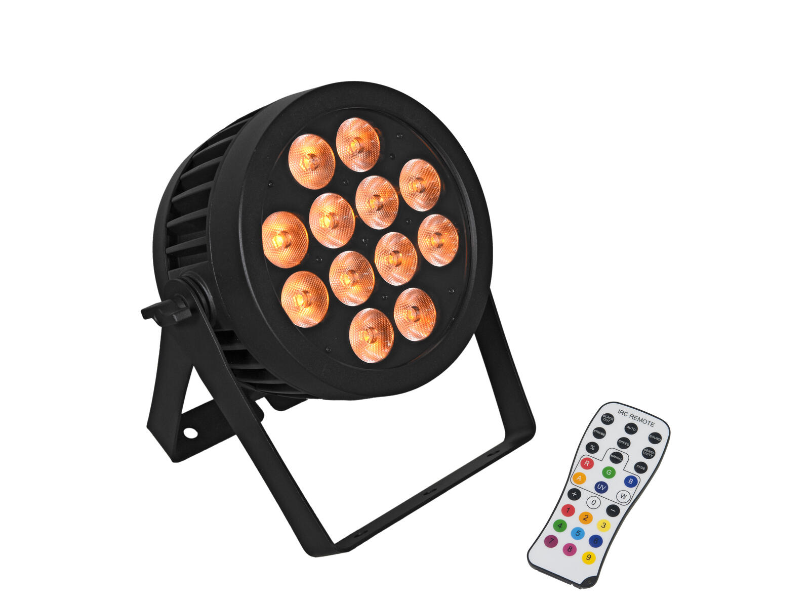 EUROLITE Set LED IP PAR 12x9W SCL Spot + 2x Diffuser Cover (15x60° and 40°) - Image 2