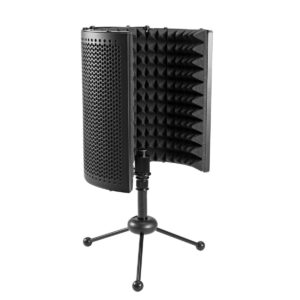 OMNITRONIC AS-04 Desk Microphone Absorber System, foldable incl. tripod