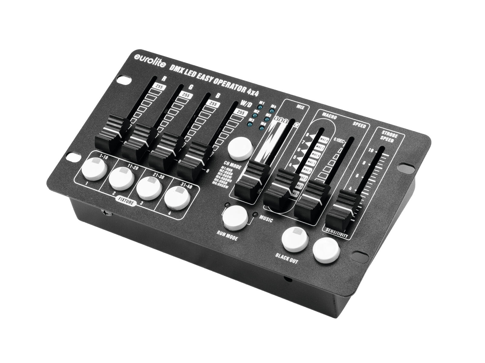 EUROLITE Set 4x LED PAR-56 QCL bk + Case + Controller - Image 4
