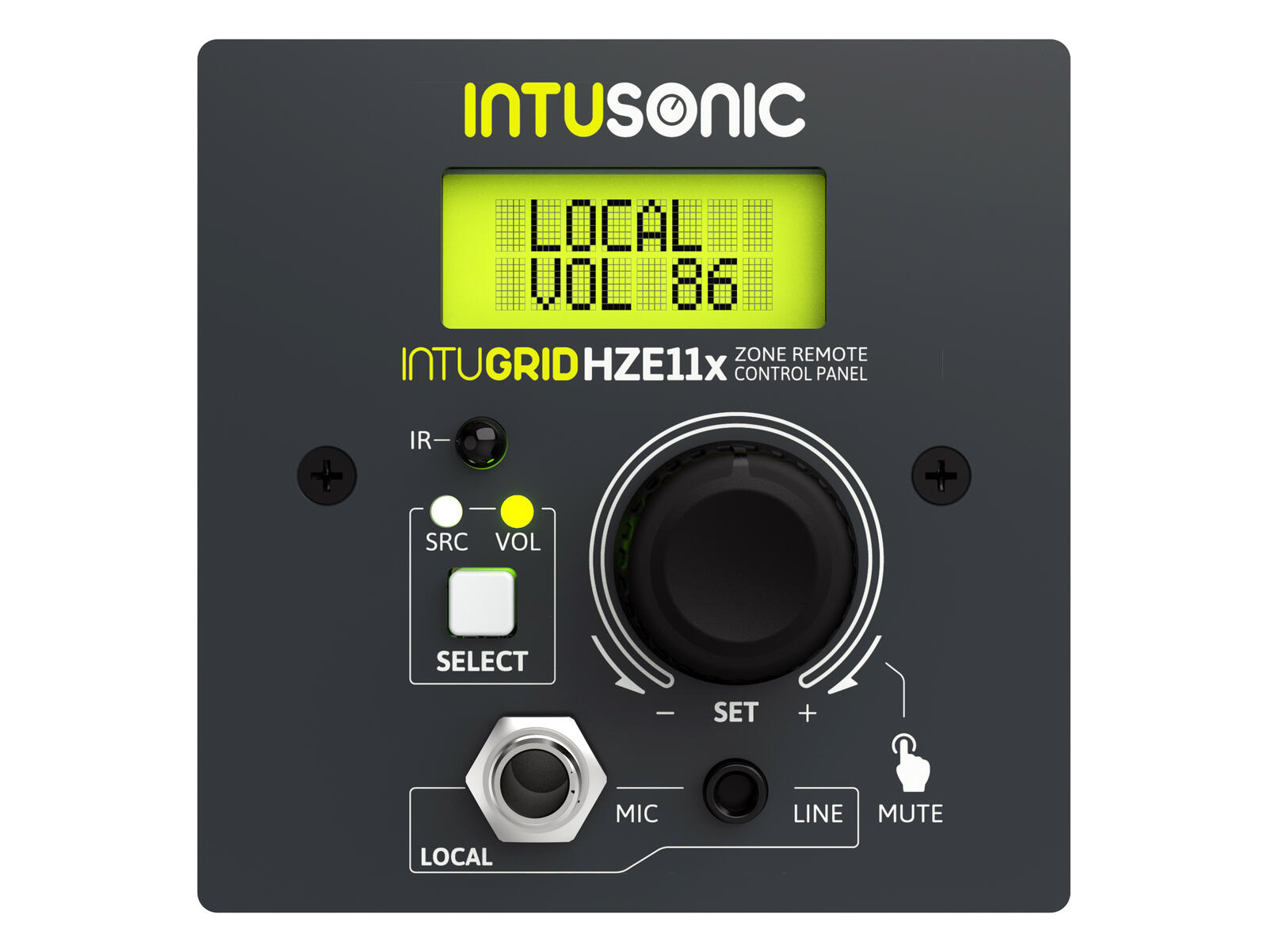 INTUSONIC HZE11+ Zone Remote Control Panel