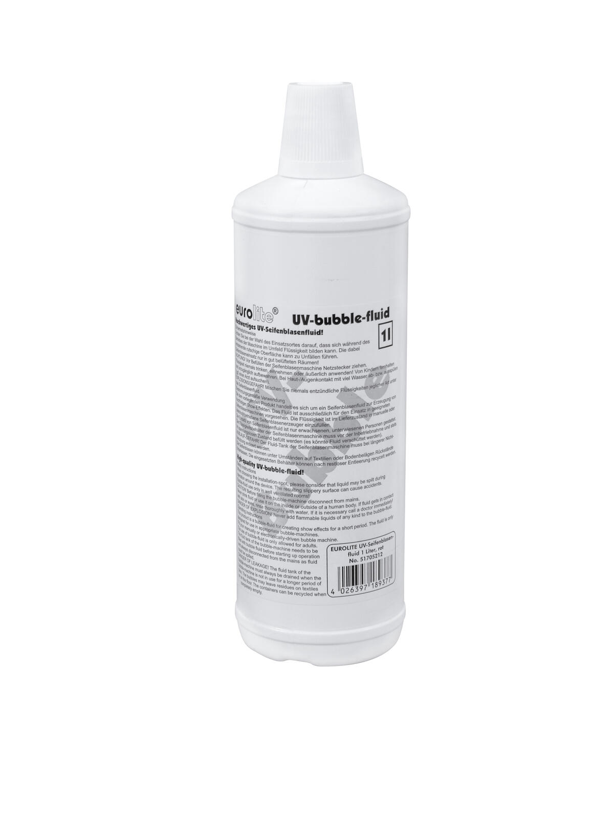 EUROLITE UV Bubble Fluid Set 3x1l - Image 2