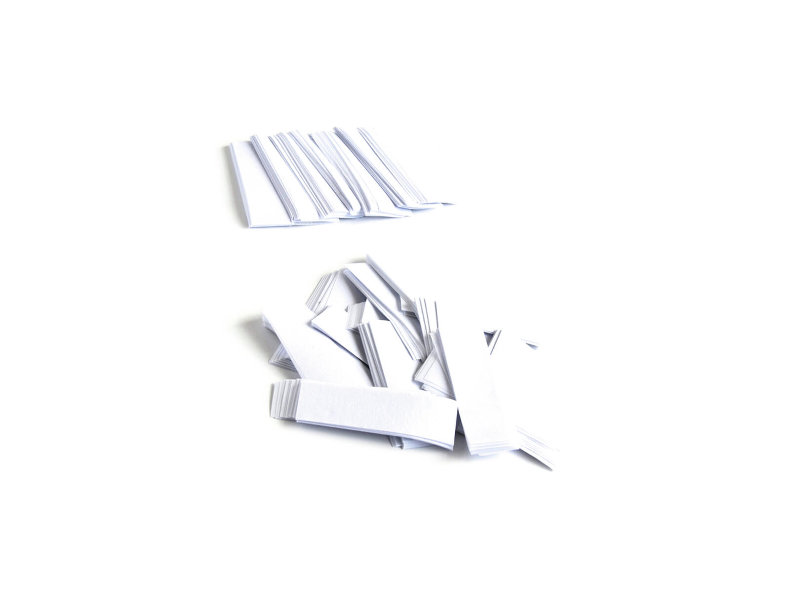 TCM FX Slowfall Confetti rectangular 55x18mm, white, 1kg - Image 2