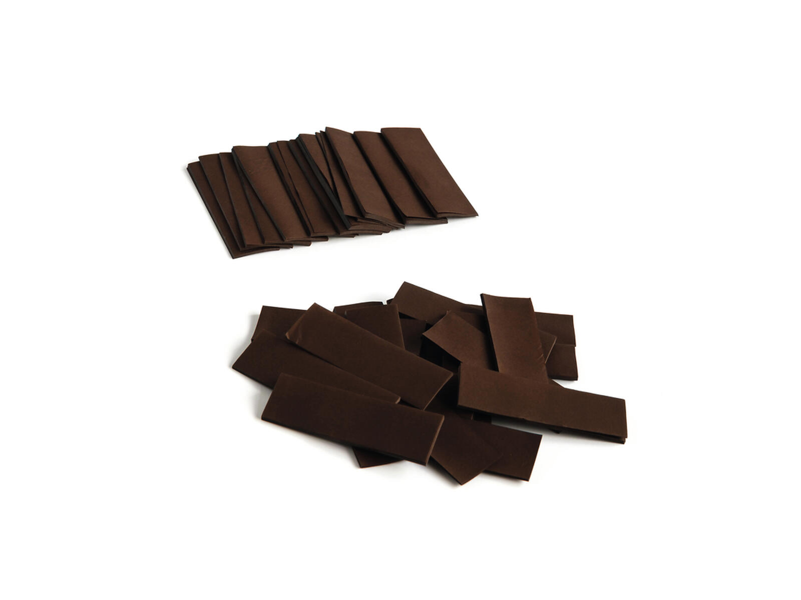 TCM FX Slowfall Confetti rectangular 55x18mm, brown, 1kg - Image 2
