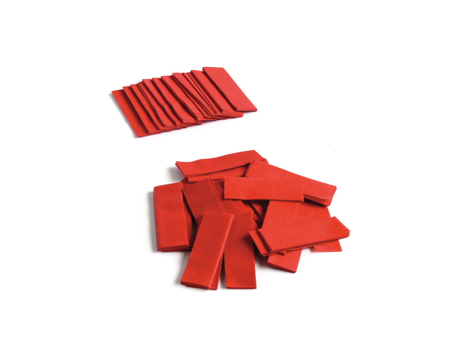 TCM FX Slowfall Confetti rectangular 55x18mm, red, 1kg - Image 2