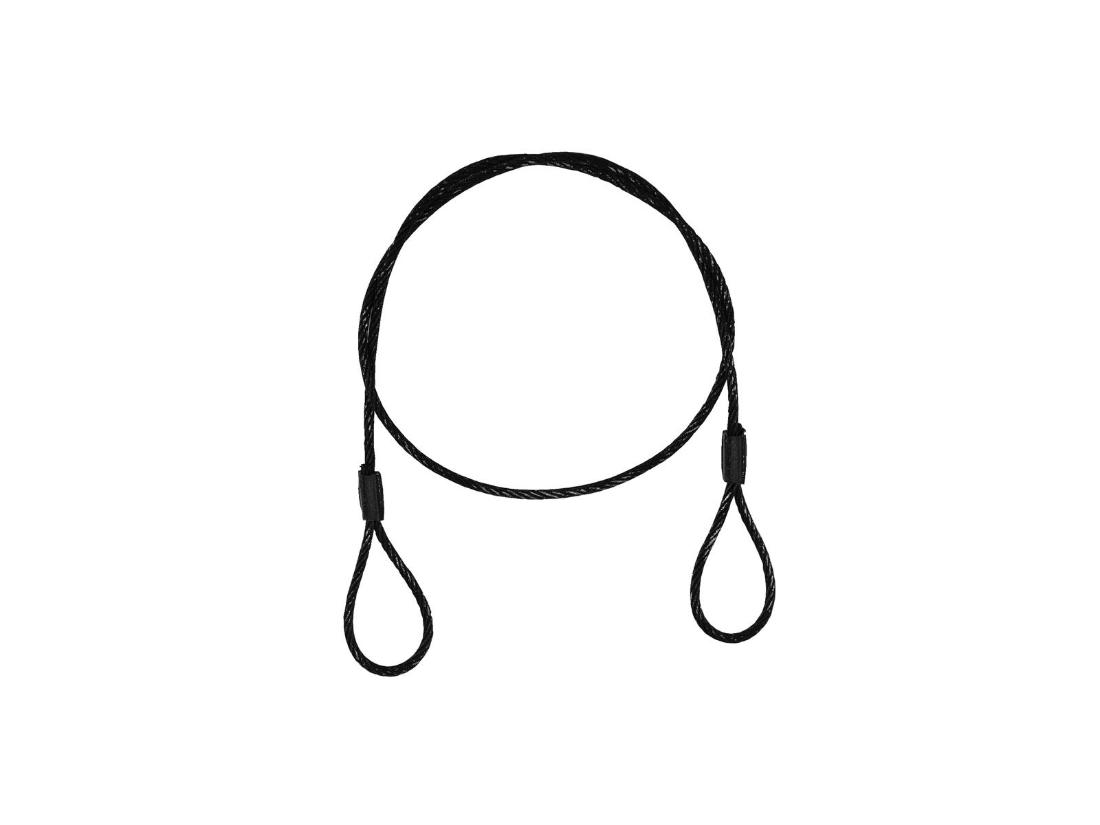 EUROLITE Steel Rope (SC) 900x3mm black without quick link - Image 2