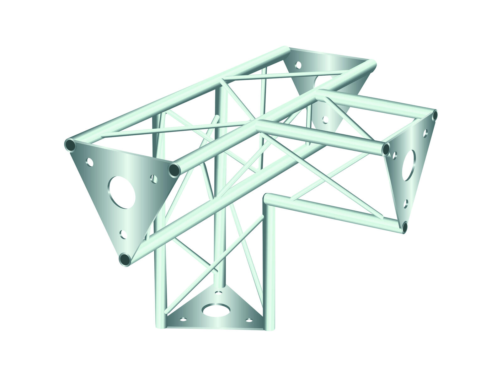 DECOTRUSS SAT-42 4-way piece / silver - Image 2