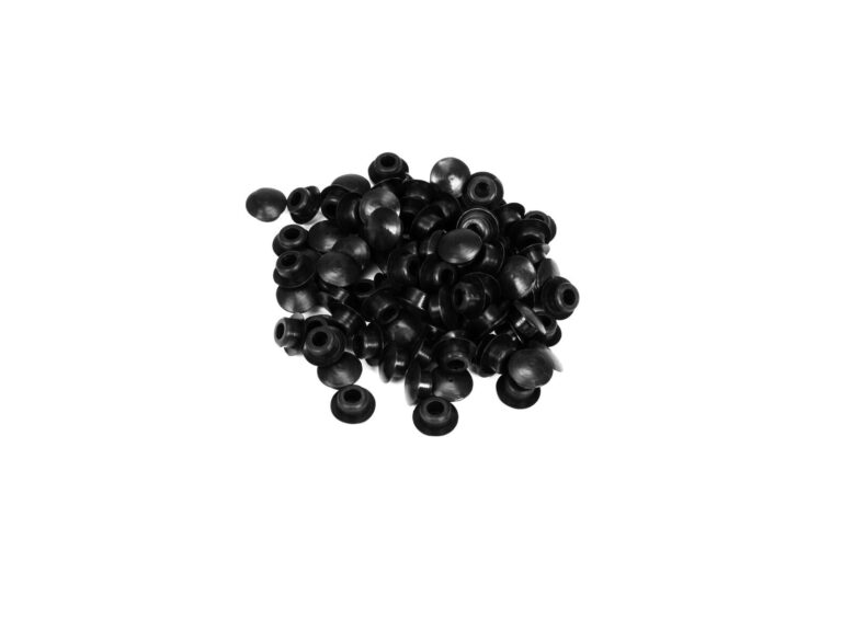 ACCESSORY Endcap Silicone 8.5mm bk (100pcs)