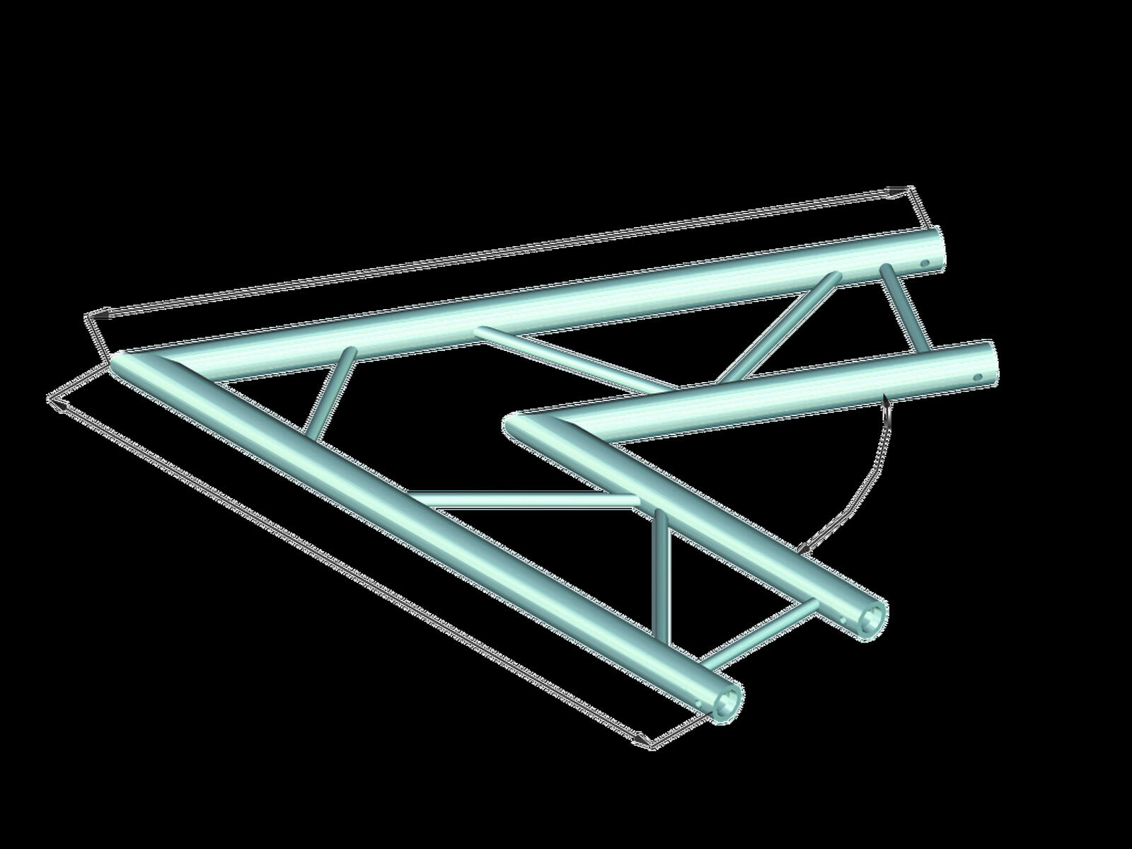 ALUTRUSS BILOCK BQ2-PAC20H 2-way Corner 60° - Image 2