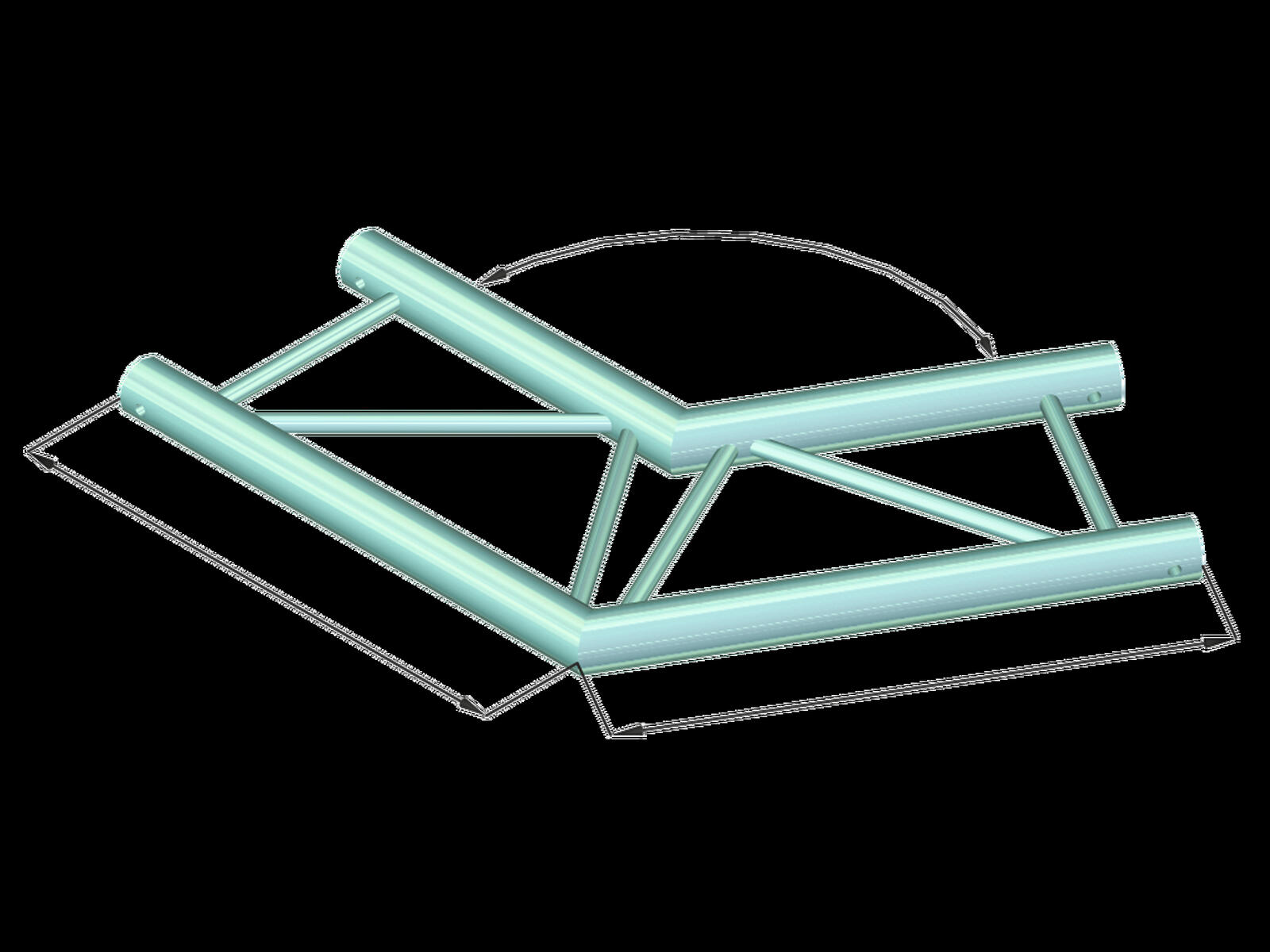 ALUTRUSS BILOCK BQ2-PAC22H 2-way Corner 120° - Image 2