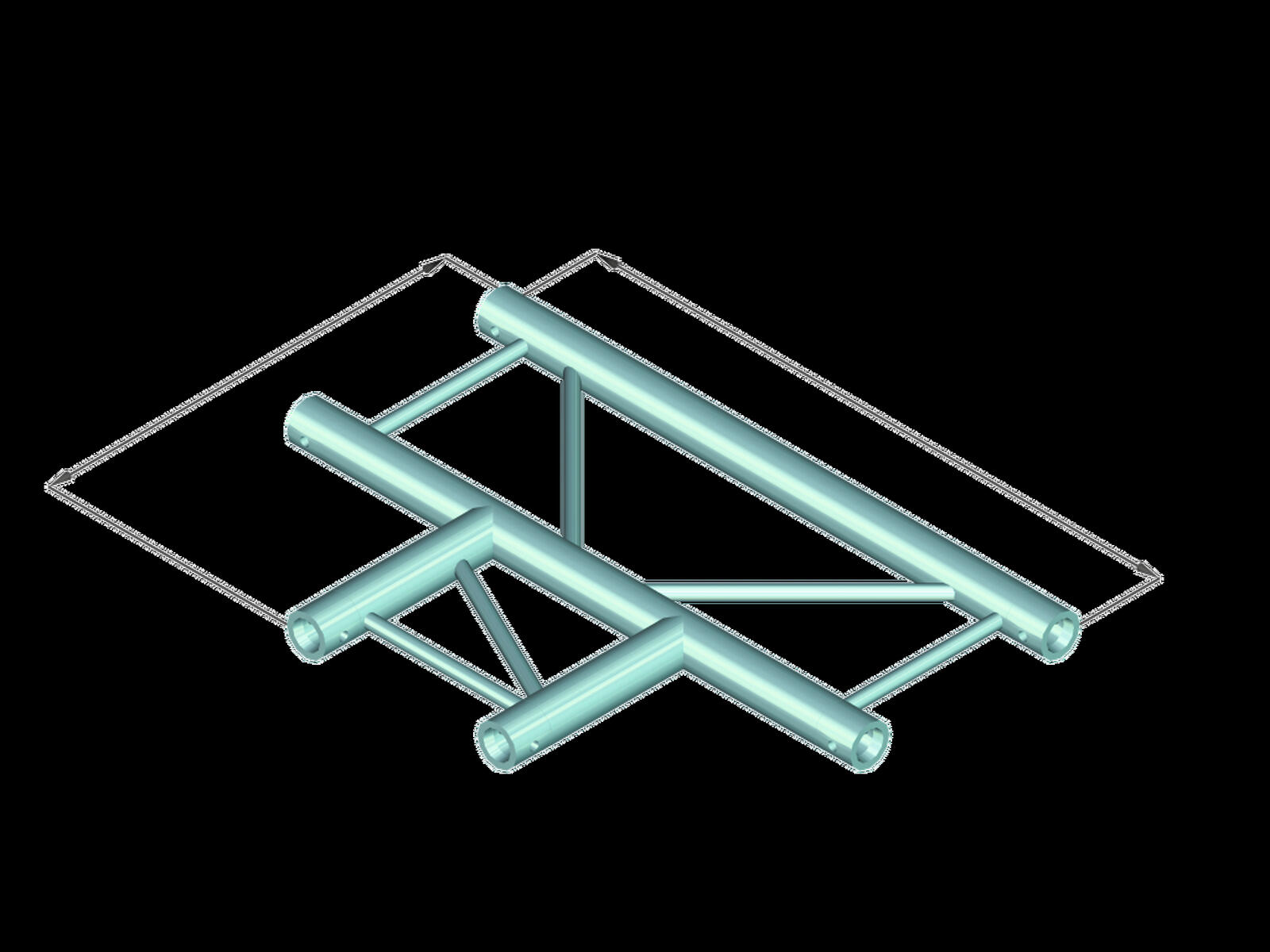 ALUTRUSS BILOCK BQ2-PAT35H 3-way T-Piece 90° - Image 2