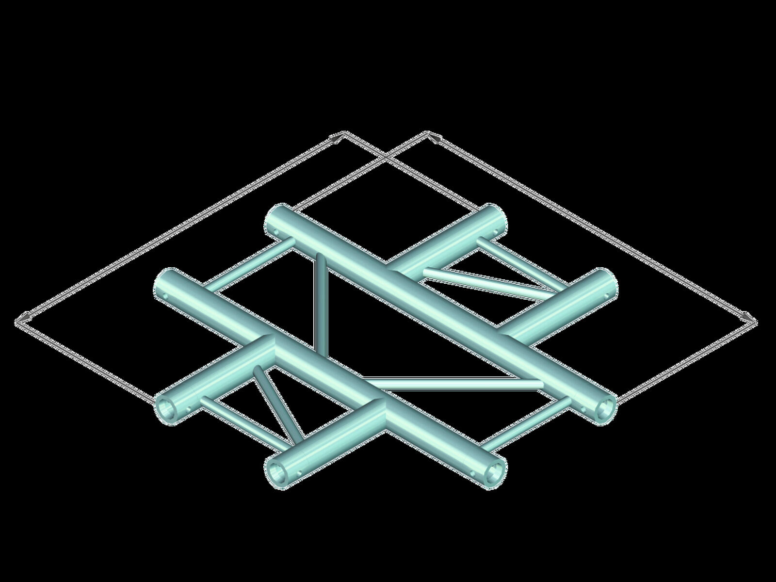 ALUTRUSS BILOCK BQ2-PAC41H 4-way Cross Piece - Image 2