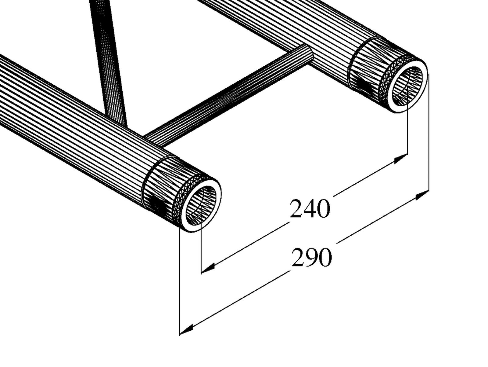 ALUTRUSS BILOCK BQ2-S500 2-way Cross Beam bk - Image 2
