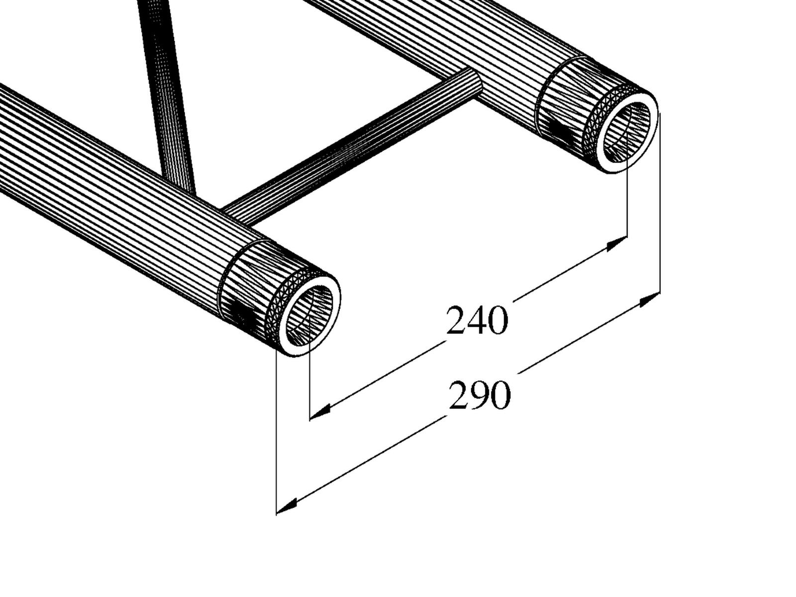 ALUTRUSS BILOCK BQ2-S1500 2-way Cross Beam bk - Image 2