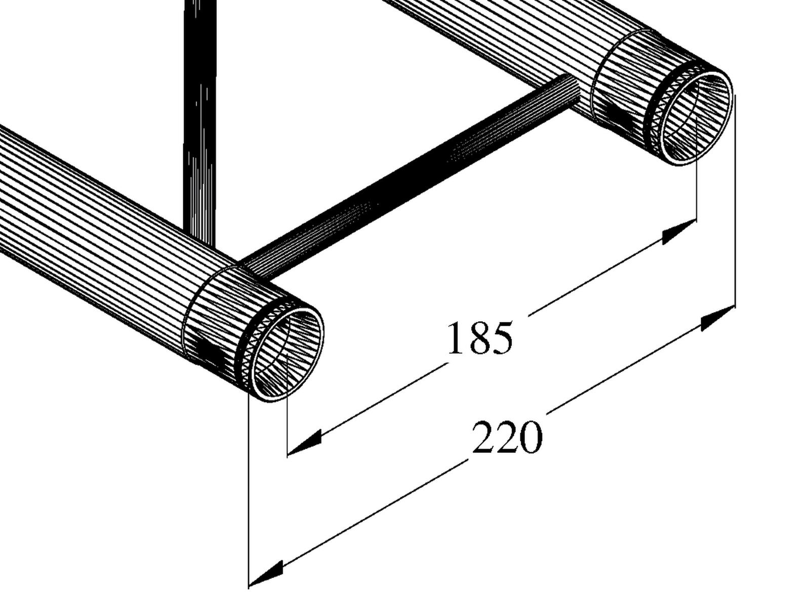 ALUTRUSS DECOLOCK DQ2-S2500 2-way Cross Beam bk - Image 2