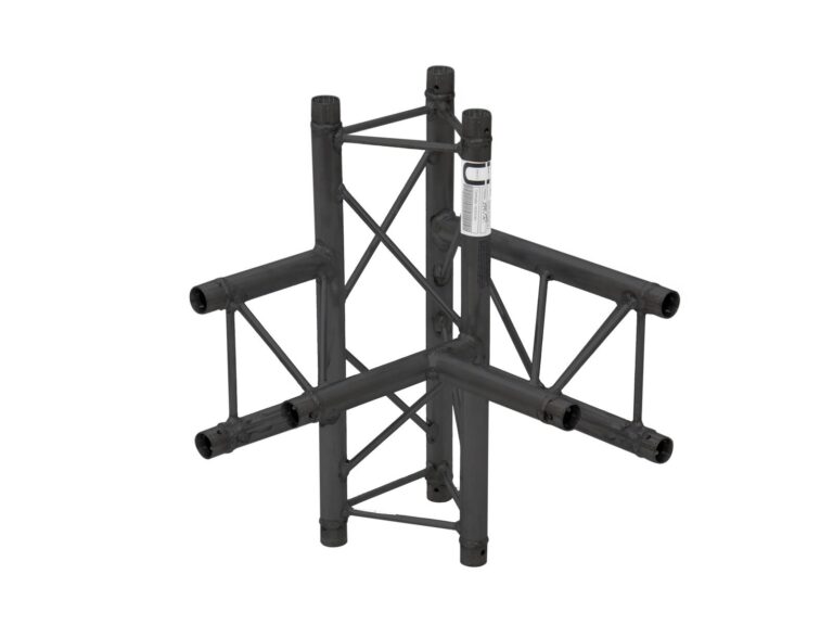 ALUTRUSS DECOLOCK DQ3-SPAT42 4-way T-Piece / bk