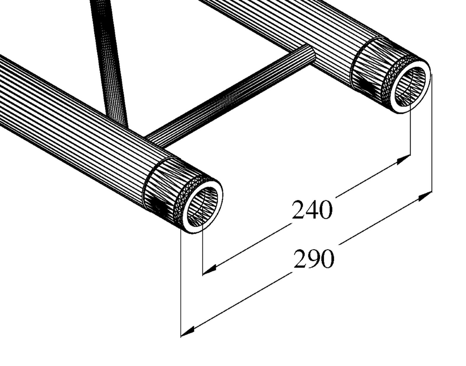 ALUTRUSS BILOCK E-GL22 4000 2-way Cross Beam - Image 2