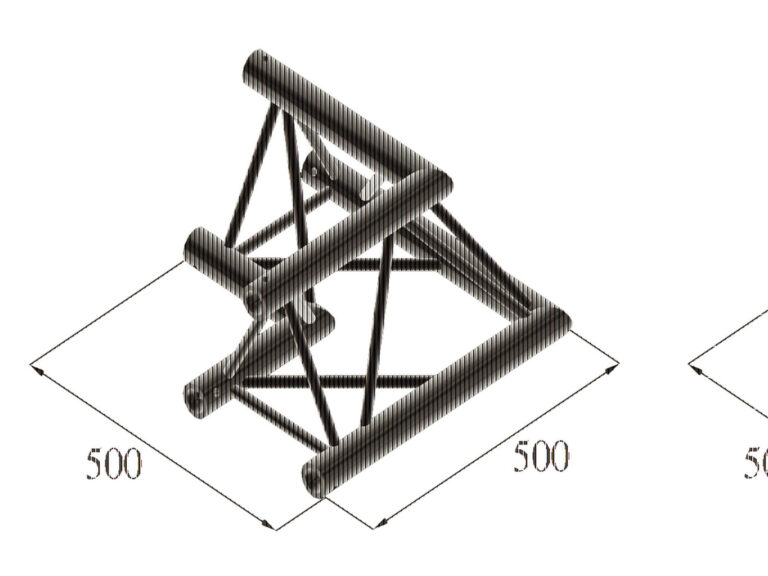 ALUTRUSS TRILOCK S-PAC 21 2-way Corner 90° black