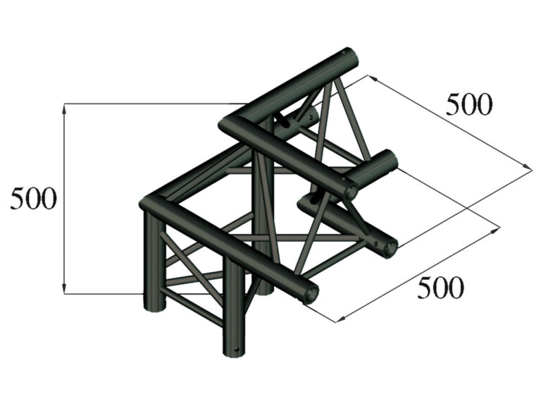 ALUTRUSS TRILOCK S-PAL-32 3-way Corner / left
