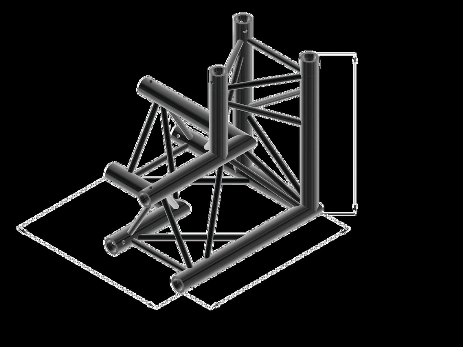 ALUTRUSS TRILOCK S-PAL-33 3-way Corner / right