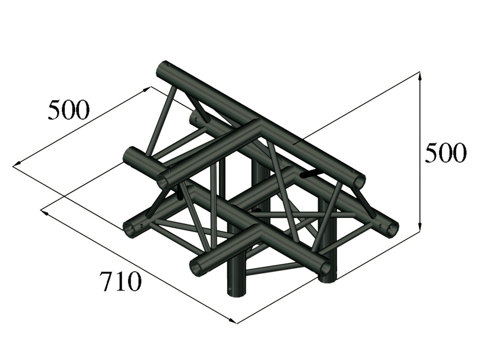 ALUTRUSS TRILOCK S-PAT-43 4-way Piece /