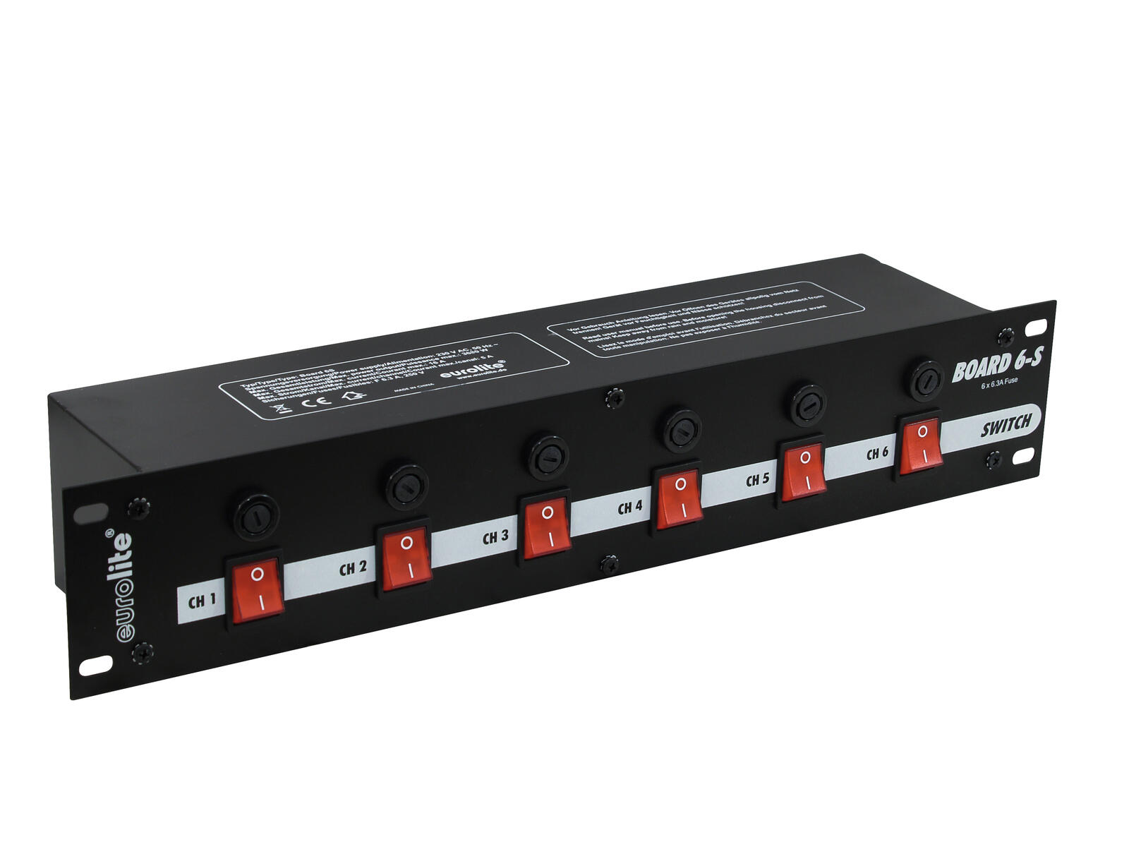EUROLITE Board 6-S with 6x Safety Plugs