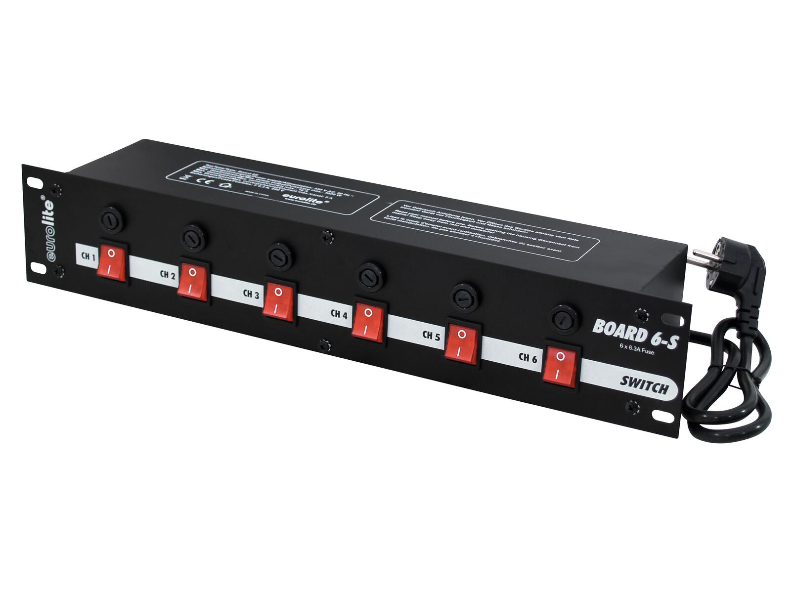 EUROLITE Board 6-S with 6x Safety Plugs - Image 2