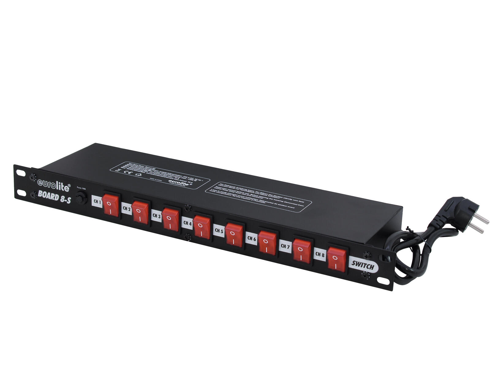 EUROLITE Board 8-S with 8x IEC Outputs - Image 2