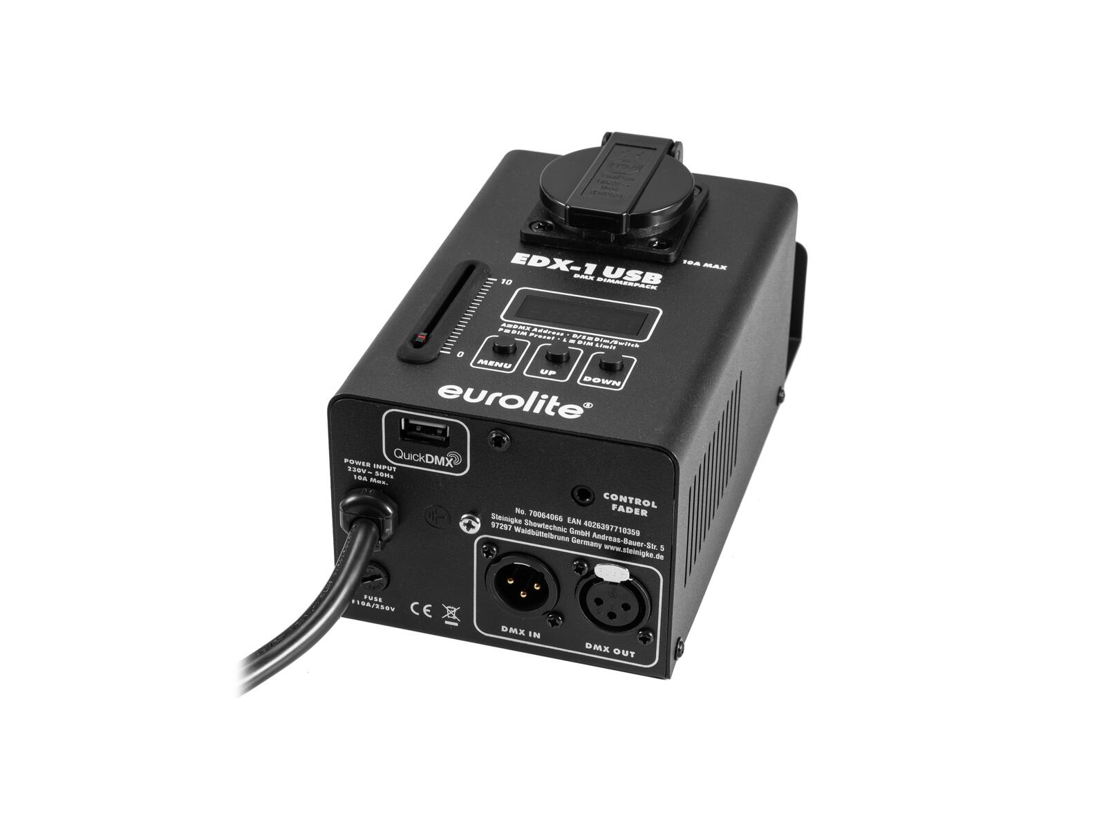 EUROLITE EDX-1 DMX USB Dimmer Pack - Image 3