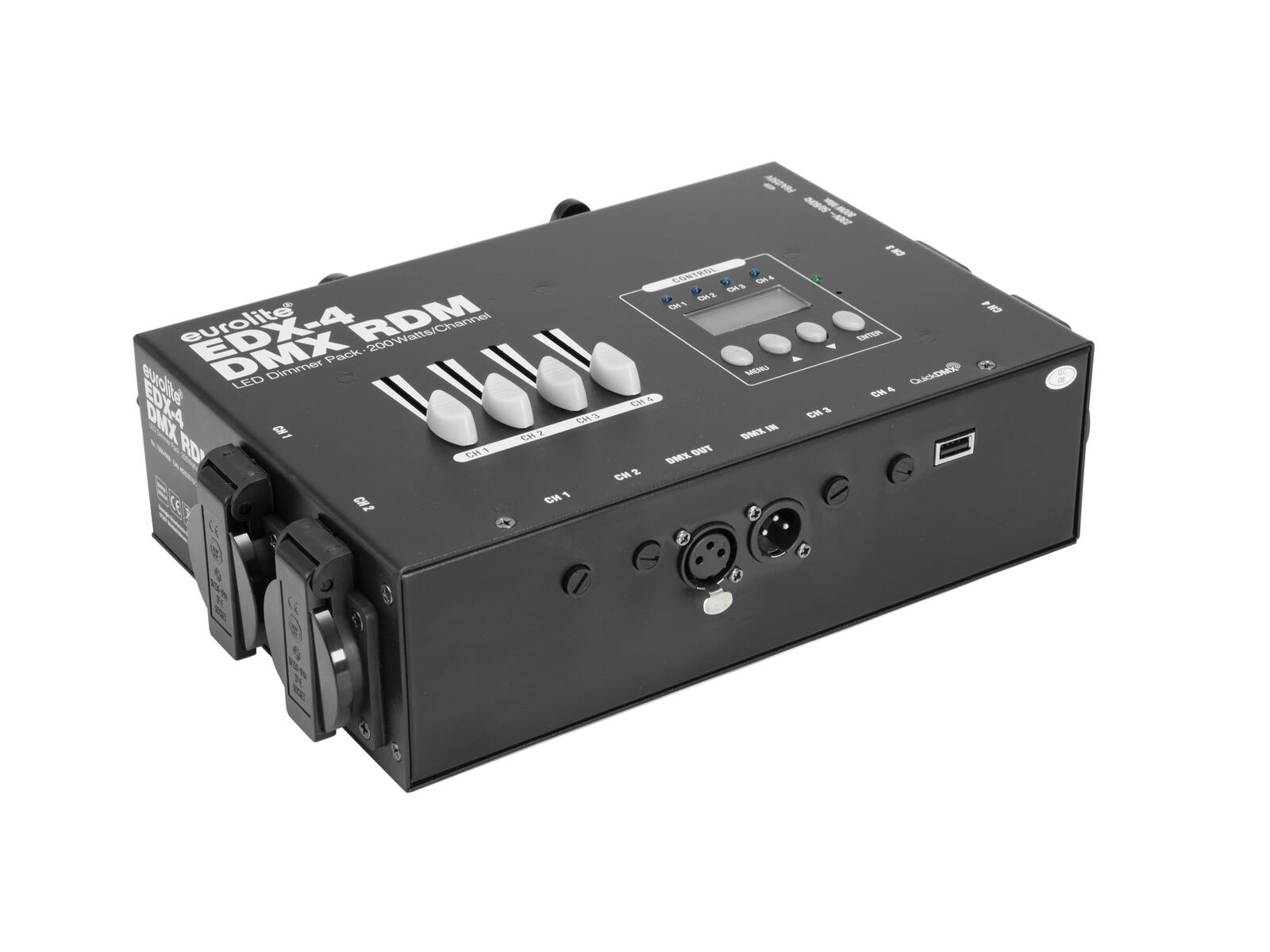 EUROLITE EDX-4 DMX RDM LED Dimmer Pack - Image 2