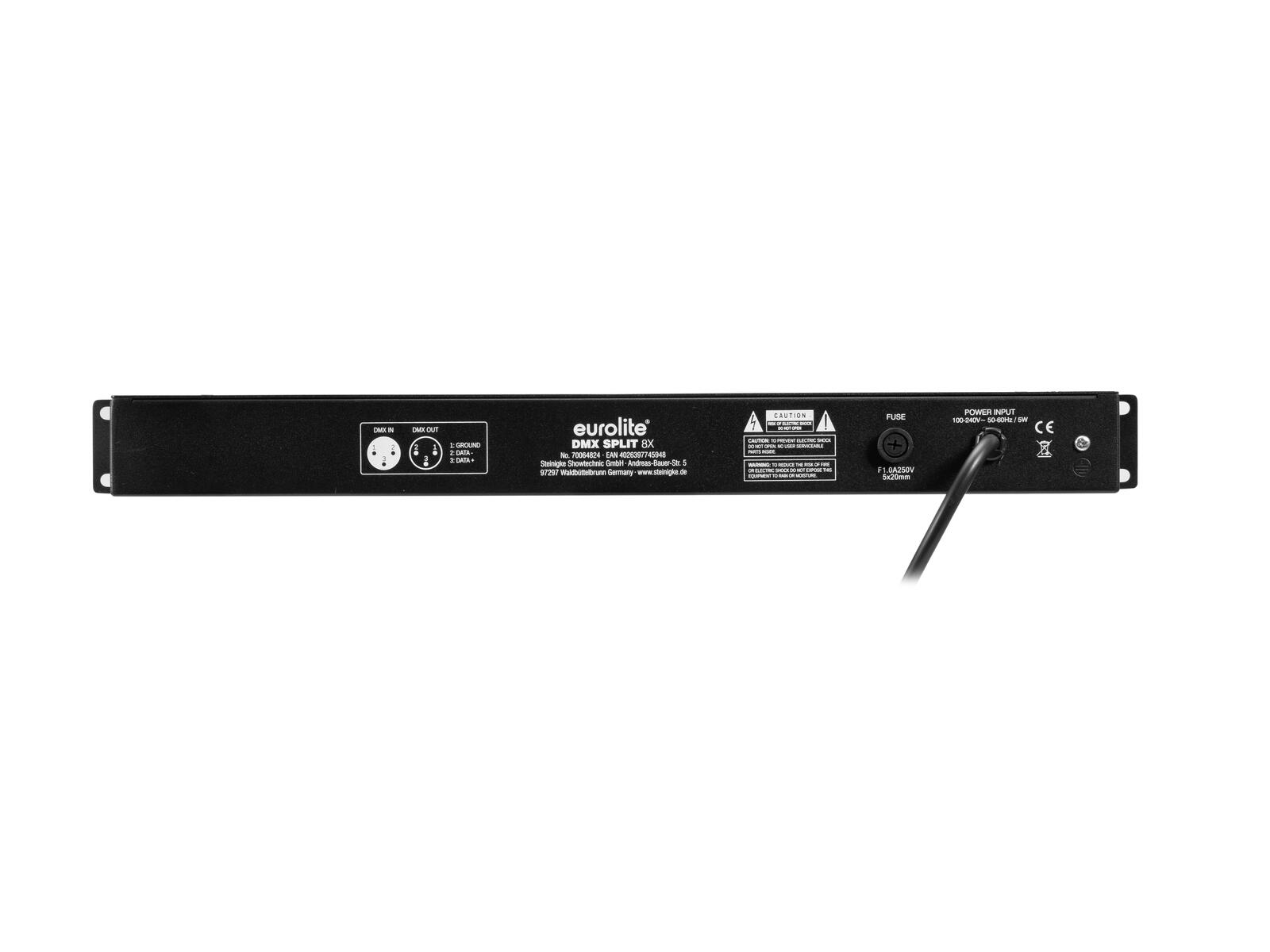 EUROLITE DMX Split 8X Splitter 3pin - Image 4