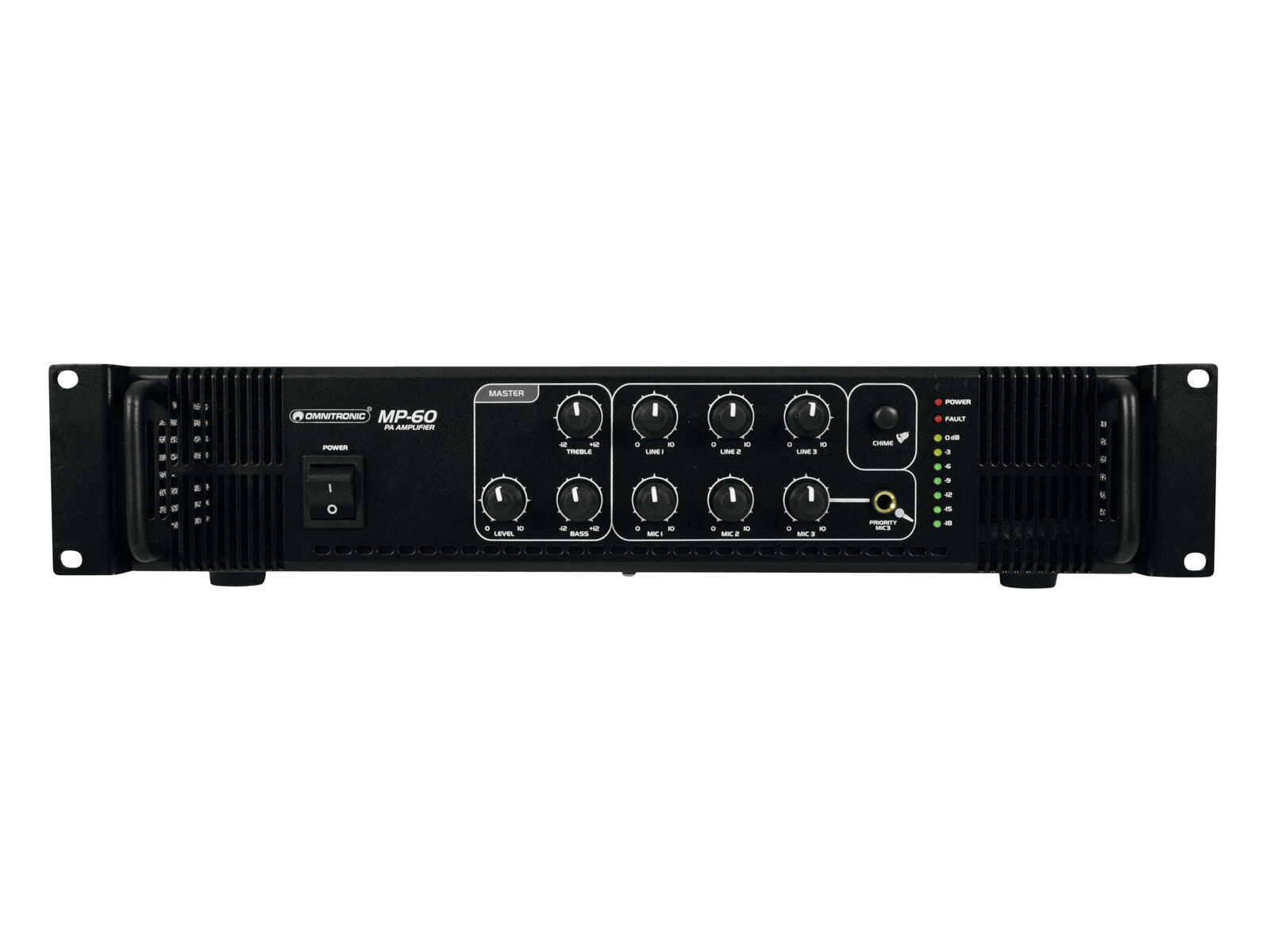 OMNITRONIC MP-60 PA Mixing Amplifier - Image 3