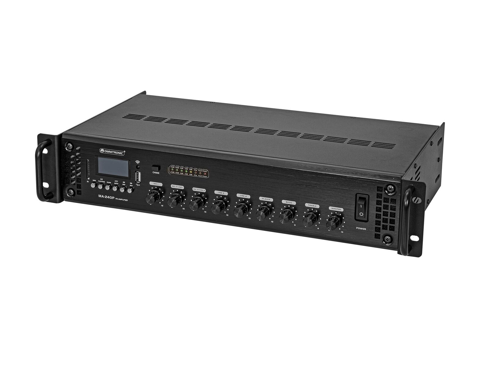 OMNITRONIC MA-240P PA Mixing Amplifier - Image 2