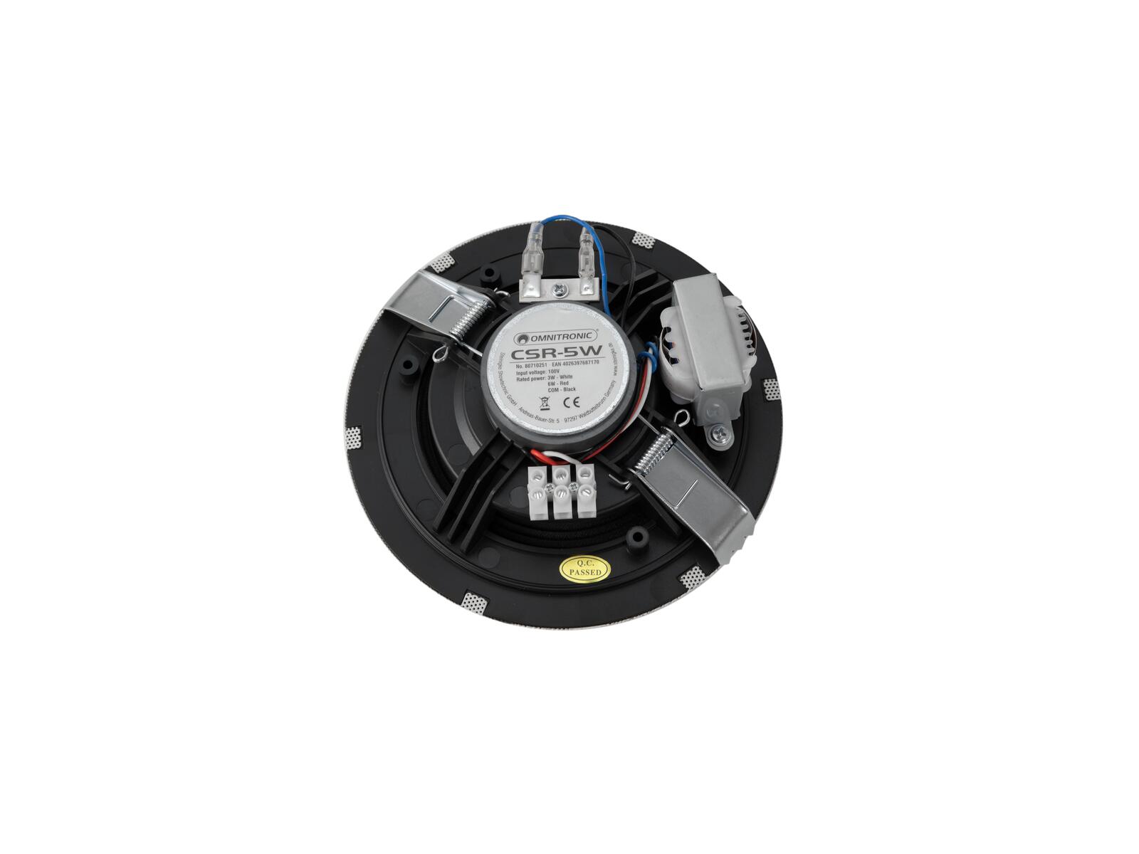 OMNITRONIC CSR-5W Ceiling Speaker white - Image 3