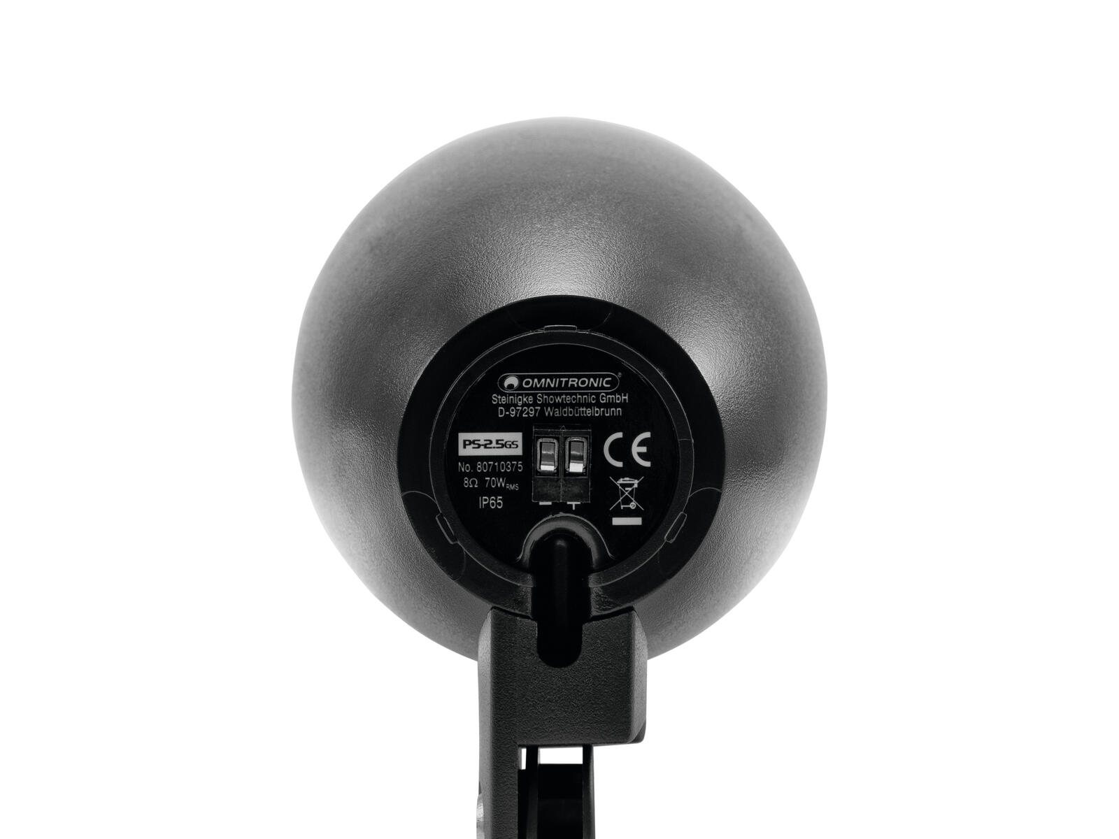 OMNITRONIC PS-2.5GS Projector Speaker, black, 2x - Image 2