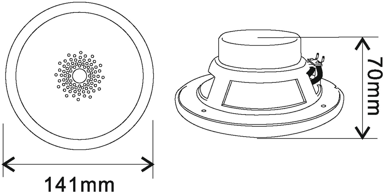 OMNITRONIC WF-4 Flush-Mount Speaker - Image 5