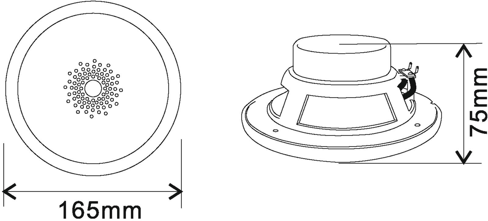 OMNITRONIC WF-5 Flush-Mount Speaker - Image 5