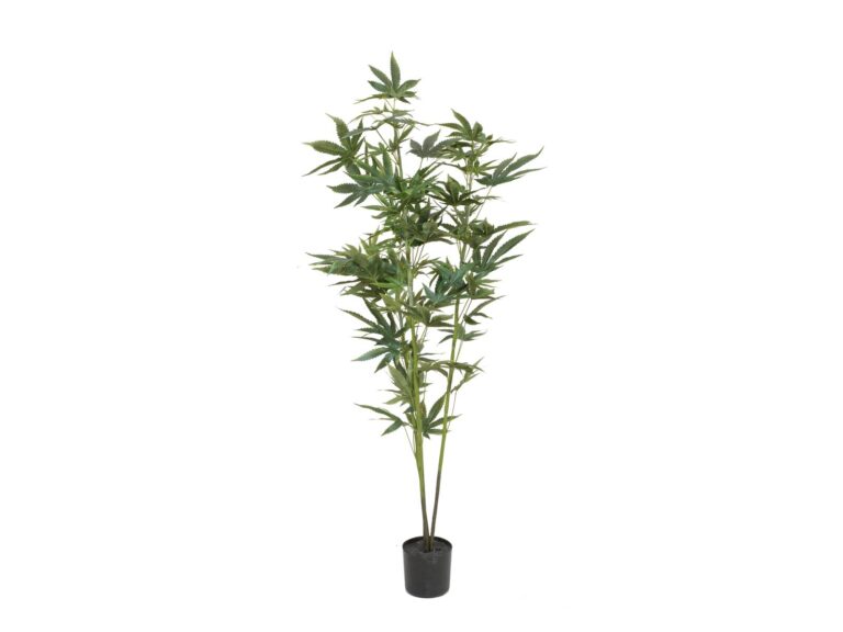EUROPALMS Cannabis-plant, artificial plant, 120cm