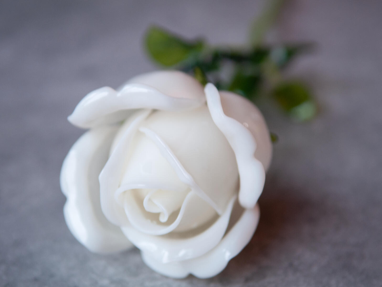 EUROPALMS Crystal rose, white, artificial flower, 81cm 12x - Image 5