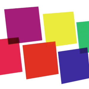 EUROLITE Color Foil Set 24x24cm, six colors