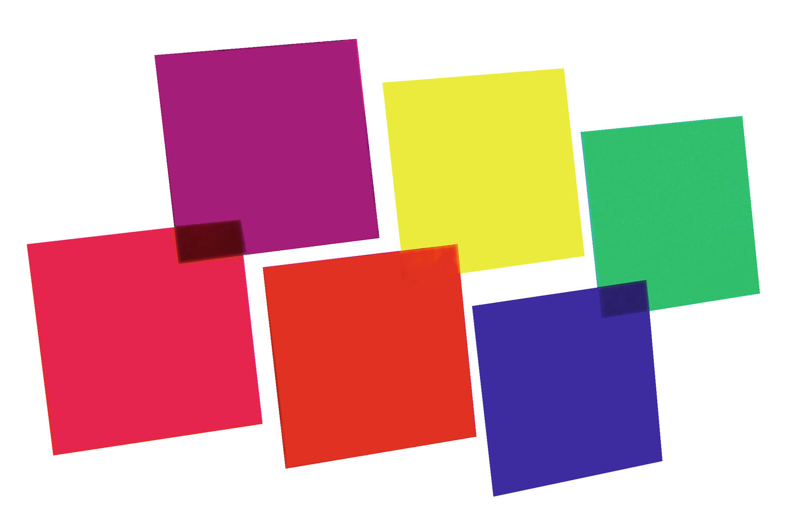EUROLITE Color Foil Set 24x24cm, six colors