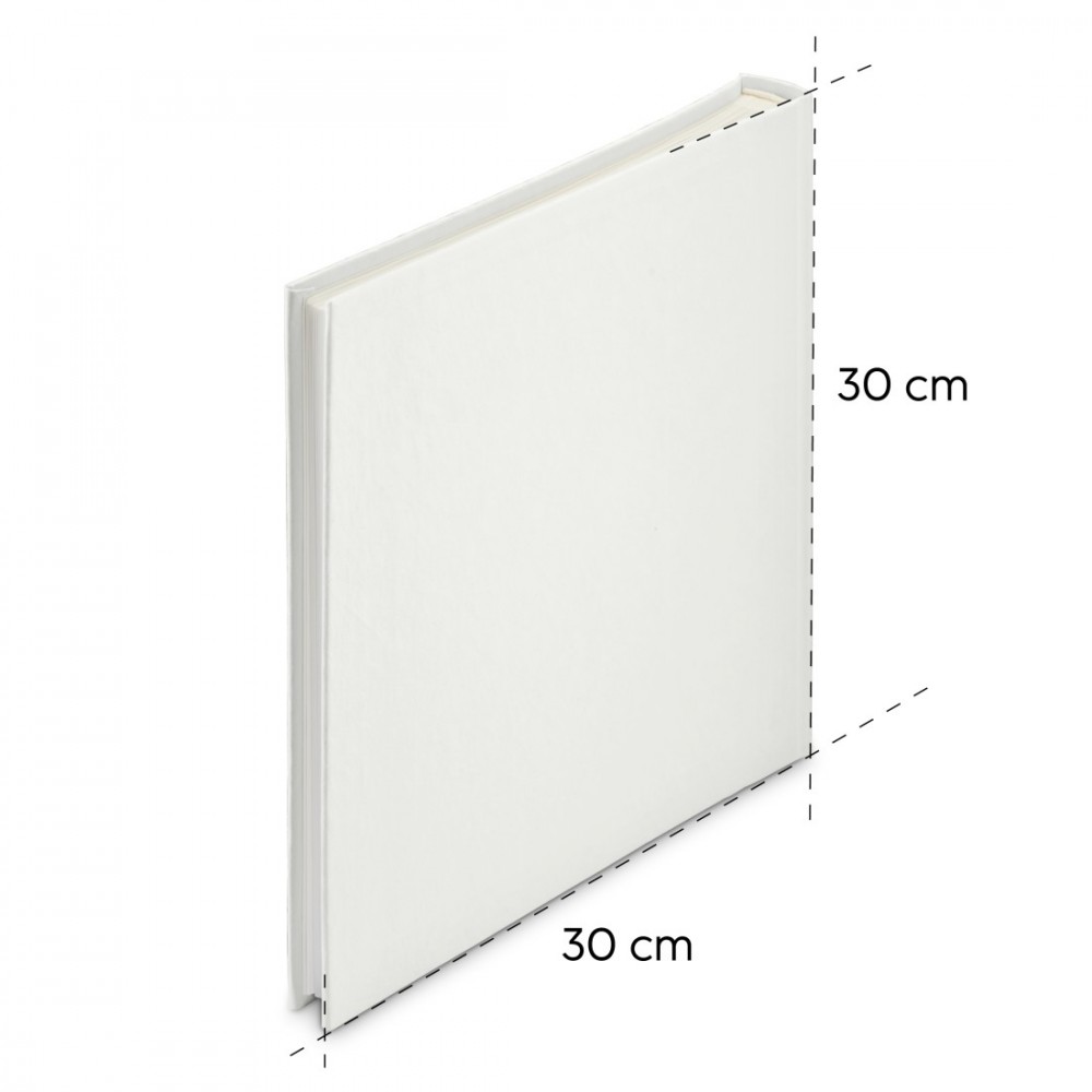Jumbo album wrinkled 30x30 white - Image 3