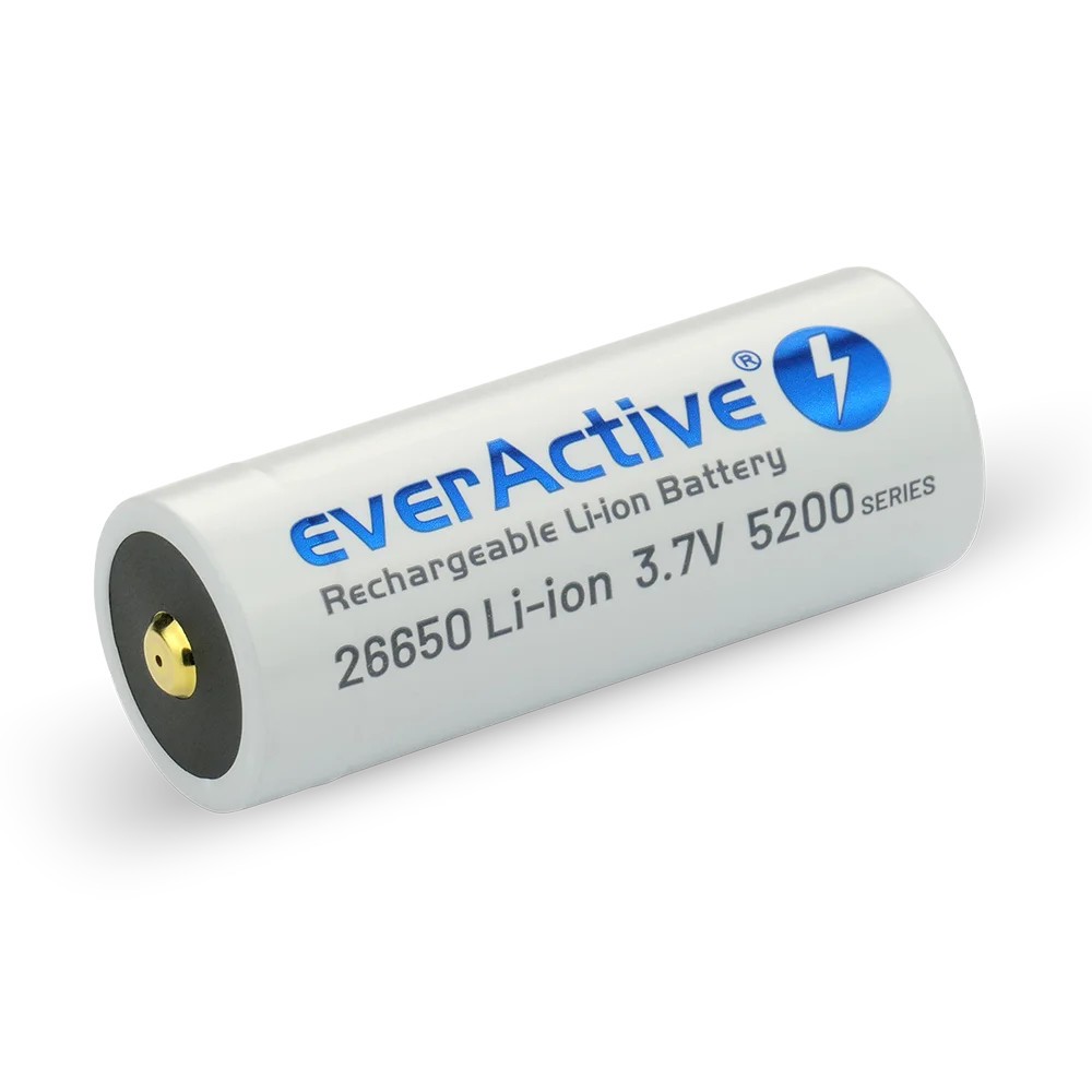 Rechargeble battery 26650 3,7V Li-ion 5200 mAh micro USB - Image 8