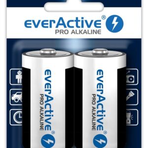 BATTERIES LR20/D PRO AL KALINE BLISTER 2 PCS