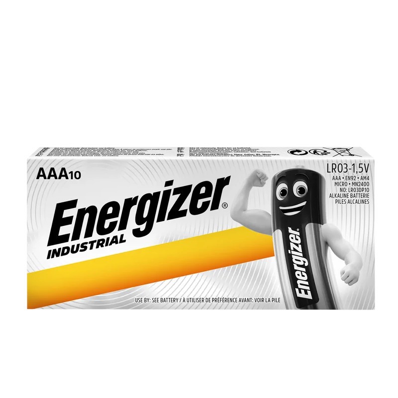 BATTERY l INDUSTRIAL ALKALINE AAA l 10PK