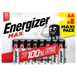 Alkaline batteries LR6/AA blister 8pcs MAX