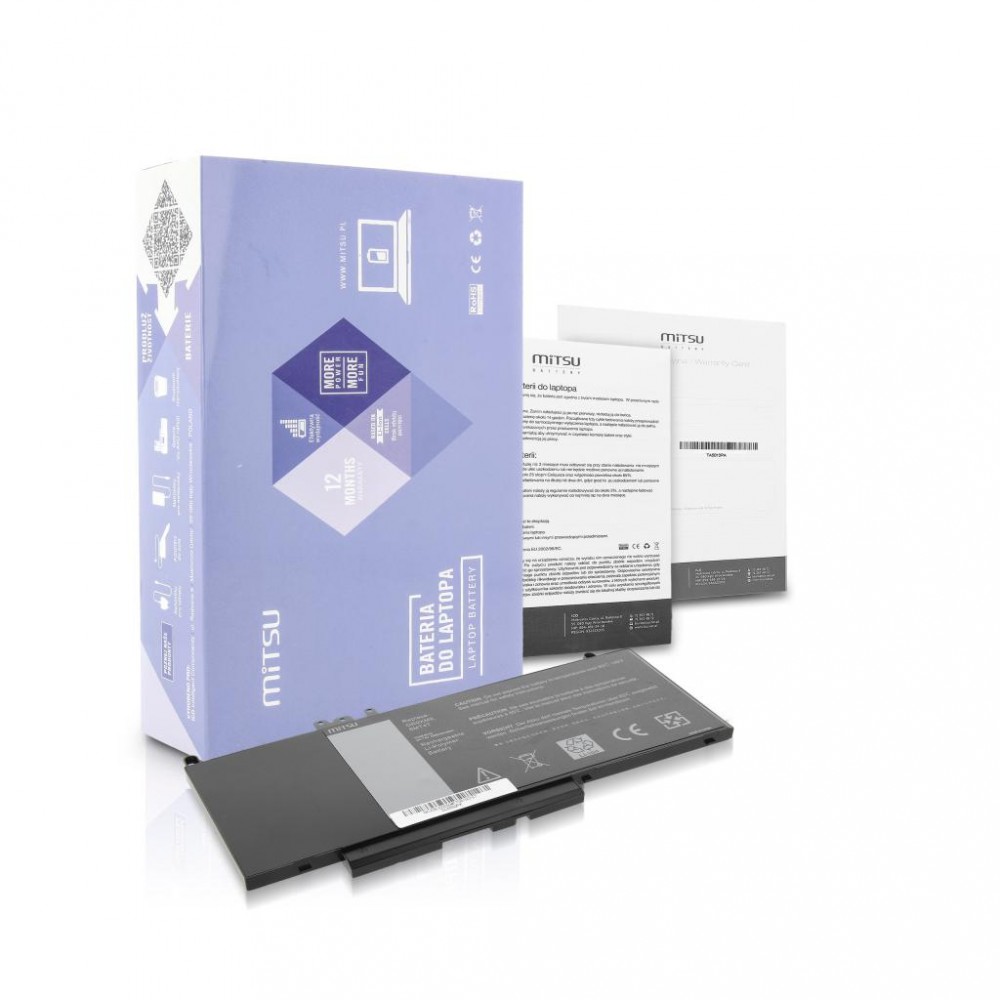 Battery Dell Latitude E5450, E5550 5800mAh (43Wh) 7.4-7.6 Volt